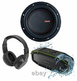 Memphis Audio Mojo Mjm644 6,5 1400w Concours Subwoofer+speaker+headphones
