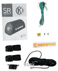 Memphis Audio Srx18spt 8 Subwoofer Tube Sous-alimenté Sub+(2) Haut-parleurs Bluetooth