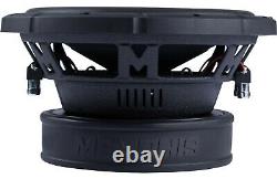 Memphis Brx1244 12 Sub 800w Max Dual 4-ohm Voiture Audio Subwoofer Basse Haut-parleur Nouveau