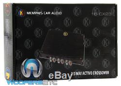 Memphis Cx23 Car 2/3 Way Active Pour Les Subwoofers Crossover Intervenants Nouveau Amplifier