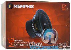 Memphis M612d2 12 Sub 700w Rms 1400w Max Dual 2-ohm Subwoofer Bass Speaker Nouveau
