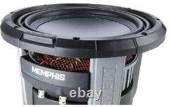 Memphis M71012 Sub 10 1500w Sélectionnable 1- Ou 2-ohm Impedance Subwoofer Haut-parleur