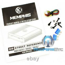 Memphis Srx250.1 Amp Monoblock 500w Subwoofers Speakers Bass 2 Ohm Amplificateur Nouveau
