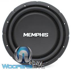Memphis Srxs1244 12 Sub 500w Dual 4-ohm Shallow Thin Subwoofer Bass Speaker Nouveau