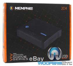 Memphis Viv200.2 De 2 Canaux Max Composant Caisson De Graves Haut-parleurs Amplificateur De Nouveaux