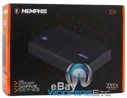 Memphis Viv2200.1 Monoblock 4400w Max Subwoofers Enceintes Bass Dsp Amplificateur Nouveaux