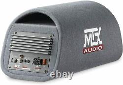 Mtx Audio Rt8pt 8 Basse Tube Powered Subwoofer Avec Les Haut-parleurs Terminator & Kit Amp