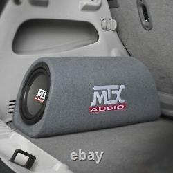Mtx Audio Rt8pt 8 Basse Tube Powered Subwoofer Avec Les Haut-parleurs Terminator & Kit Amp