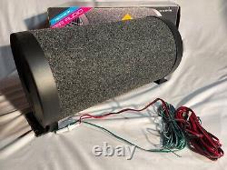 Nib Vtg Type De Tube 100w Amplified Subwoofer Speaker Car Audio Stereo -réaliste