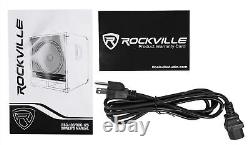 Nouveau Rockville RBG10S Bass Gig 10 Subwoofer actif alimenté 1200 watts PA DJ/Pro