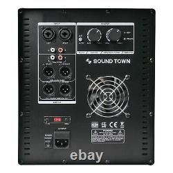 Ouvert Boxsound Town 2400w 18 Power Subwoofer High Pass Filter (metis-18pwg-r)