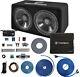 Proreck Pr-122m 1500w Double 12 Boîte De Subwoofer Pour Voiture/camion Avec Kit Audio Sub+amp