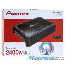Pioneer Gm-d9701 Monoblock Amp 2400w Subwoofers Basse Haut-parleurs Amplificateur De Voiture Nouveau