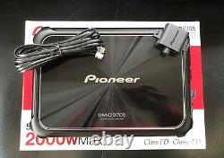 Pioneer Gm-d9705 5 Canaux Haut-parleurs Subwoofers 2000 Watts Car Audio Amp Classe Fd