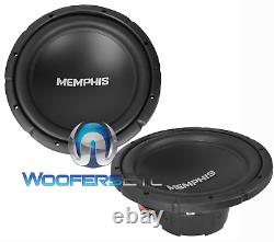 Pkg (2) Memphis Srx1244 12 Haut-parleurs Subwoofers + Se2000.1df Bass Amplificateur Nouveau