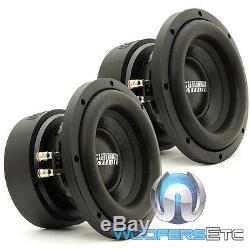 Pkg (2) Sundown Audio E8 V. 5 D4 8 Subwoofers Parleurs + Sae-600d Bass Amplifier