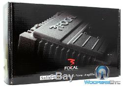 Pkg Focal Solid1 Black Monobloc Amplificateur + (2) Sub P25 10 Subwoofers Parleurs
