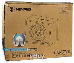 Pkg Memphis Prxe12s 12 Loaded Subwoofer Speaker Box Bass + Ppi Trax1.1200d Amp