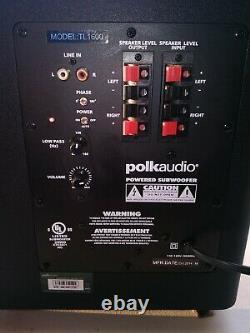 Polk Audio Blackstone Tl1600 Speakers Subwoofer Set Pickup Local Seulement