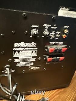 Polk Audio PSW10 110V 100 Watt Subwoofer Compact Alimenté Haut-parleur Sub CLEAN FONCTIONNE