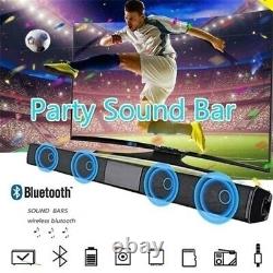 Portable Surround Sound Bar 4 Haut-parleur Système Wireless Subwoofer Tv Home Theater