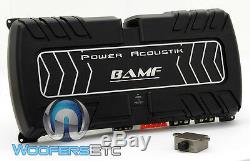 Power Acoustik Bamf1-8000d Monoblock De Caissons De Basse Basse Orateurs Amplificateur