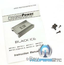 Precision Power Ice7000.1d Monobloc 7000w Caisson De Graves Haut-parleurs Ampli Basse Nouveau