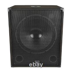 Qtx Qt15s 15 300w Subwoofer Bass Bin Speaker Dj Disco Sound System Pa