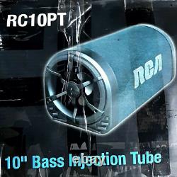 Rca Rc10pt 10 Subwoofer Basse Injection Tube 240w Voiture Audio Stereo Haut-parleur