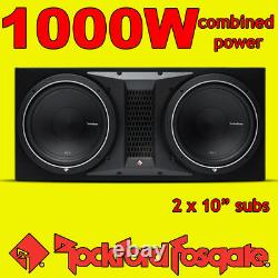 Rockford Fosgate Double 10 Punch 1000w Car Audio Subwoofer Sub Woofer Bass Box