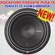 Rockford Fosgate P1s4-15 Sub 15 Auto Audio 4 Ohm 500w Subwoofer Bass Speaker Nouveau