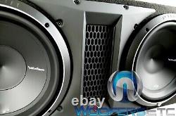 Rockford Fosgate P2-2x12 12 1600w Dual Loaded Subwoofers Bass Speakers Box New <br/> 
Traduction: Rockford Fosgate P2-2x12 12 1600w Double Subwoofers Chargés de Haut-Parleurs de Basses Boîte Nouvelle