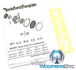 Rockford Fosgate P2d4-15 Punch 15 800w Dual 4 Ohms Voiture Basse Subwoofer