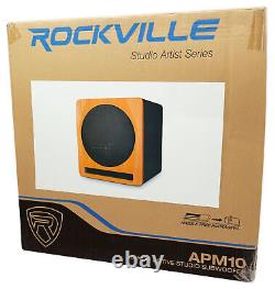 Rockville APM10C 10 400 Watt Powered/Active Studio Subwoofer Pro Reference Sub 
<br/> Rockville APM10C 10 400 Watt Alimenté / Actif Studio Subwoofer Pro Référence Sub