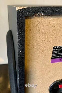 Sharp Aquos Full Range Speaker System Sound Bar Audio & Subwoofer
