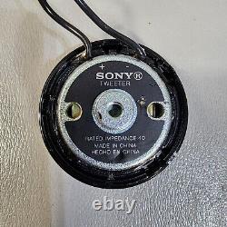 Sony Gs1621c Component Speakers Car Audio 6 1/2 MID 1 Tweeter Pas De Crossovers