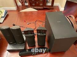 Sony Surround Son Speaker System 5 Haut-parleurs & Subwoofer & Amplvier Très Bon