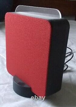 Soundmatters Upstage 180 Home Audio Ambiant Lumière Haut-parleur Rouge Table Montage Mural