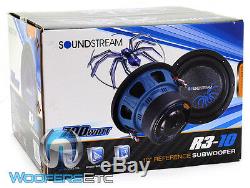 Soundstream R3.10 Sub 10 1400w Dual 2 Ohms Référence Subwoofer Parleurs Bass Nouveau