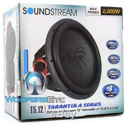 Soundstream T5.124 12 Tarantula Max Dual 4 Ohms Caisson De Basses-parleurs Bass Nouveau