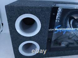 Sous-woofer Audio De Voiture 1000w Dual Bandpass Speaker System Avec Éclairage Neon Accent