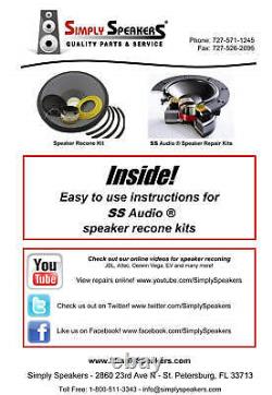 Ss Audio Haut-parleur Réparation Recone Kit Pour Jbl 2241g 18 Subwoofer Basse Woofer 4 Ohm