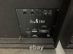 Subwoofer amplifié SxA180 pour sonorisation en direct, DJ, lecture, A/V (paire)