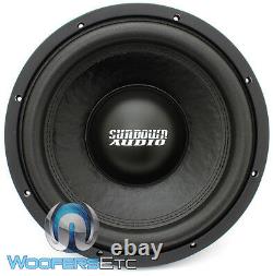 Sundown Audio E-12 V. 4 D2 12 500w Rms Dual 2-ohm Voiture Subwoofer Basse Haut-parleur Nouveau