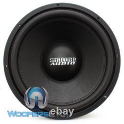 Sundown Audio E-15 V. 4 D4 15 500w Rms Dual 4-ohm Voiture Subwoofer Basse Haut-parleur Nouveau