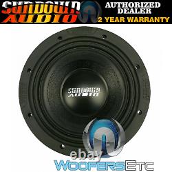 Sundown Audio Sd-4 8 D2 Voiture 8 400w Rms Dual 2-ohm Subwoofer Basse Haut-parleur Nouveau