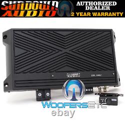 Sundown Audio Sdx-1200.1 Amp 1200w Rms Subwoofers Amplificateur De Haut-parleurs De Basse Nouveau