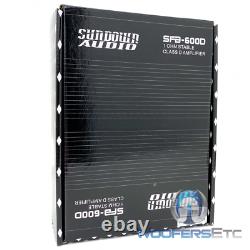 Sundown Audio Sfb-600d Monoblock Amp 600w Rms Subwoofers Bass Speakers Amplificateur