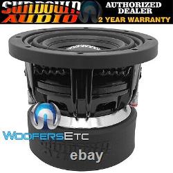 Sundown Audio U-6.5sw-d4 Voiture 400w Rms 6.5 Subwoofer Bass Speaker Double 4-ohm Nouveau