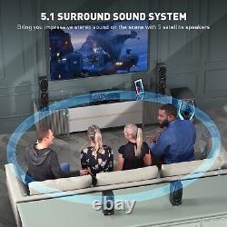 Système audio Surround 5.1 Home Theater Haut-parleurs Bluetooth pour TV 10 Subwoofer